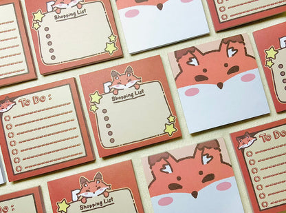 Kitsune Memo Pads | To do List | Shopping List